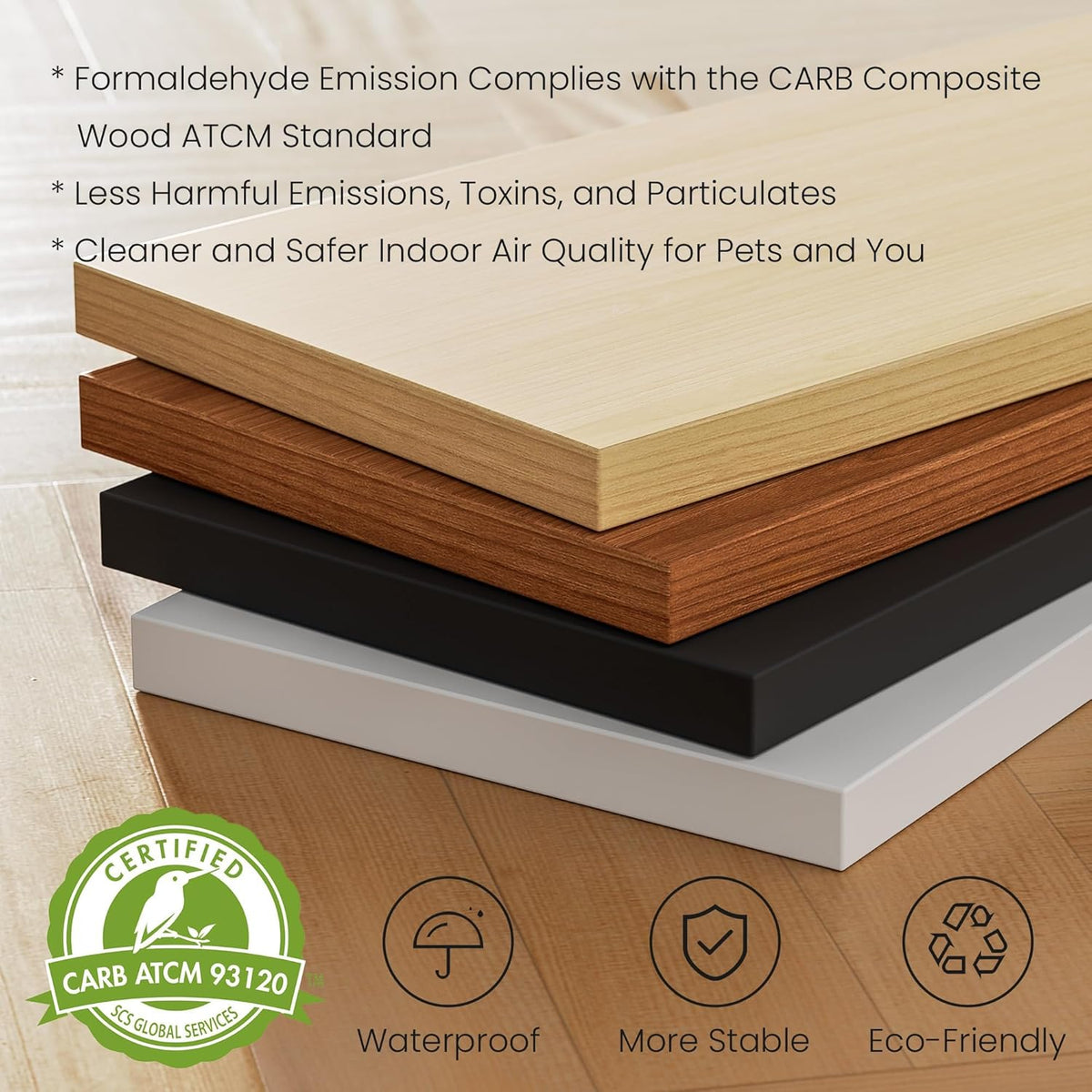 Housoul 71" Tall Freestanding Kitchen Pantry Cabinet, 4 Doors Freestanding Cupboard with Adjustable Shelves, Kitchen Hutch Cabinet for Kitchen, Dining Room, Black
