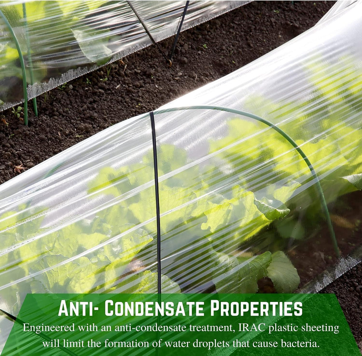 Farm Plastic Supply - Clear Coolmax Greenhouse Plastic Sheeting - 6 Mil - 4 Year UV Resistant Infrared Anti-Condensate Green House Covering Thermal Greenhouse Plastic 6 mil (20' x 60')