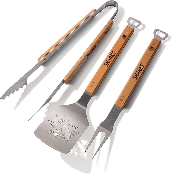 YouTheFan NHL San Jose Sharks Classic Series 3-Piece BBQ Set
