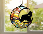 Personalized Dog Memorial, Custom Name American Cocker Spaniel Dog Christmas Ornament with Name, Custom Breeds, Pet Loss Light Catcher, Gifts for Lovers Loss of Pet Sympathy on Mothers Day Christmas