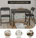 Children's Table with 2 Chairs, Children's Play Table Indoor | Folding Table & 2 Chairs - Portable, Easy Care, Space Saving - For Boys & Girls (2-6 Years), Indoor & Outdoor