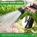 ARXIVE Metal Garden Hose Nozzle, Heavy Duty High Pressure Hand Sprayer