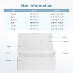 Odorless Foldable Mattress Full Size 75" x 54" x 4", 4 Inch Folding Foam Mattress with Storage Bag, Trifold Memory Foam Mattress for RV, Guest Bed