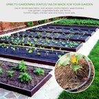 12 Inch Galvanized Garden Landscape Staples Stakes, 25 50 100 PCS Anti-Rust Garden Staples U-Shaped Landscape Pins for Secure Lawn Fabric (25, 12 Inch)