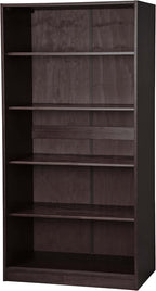Palace Imports 100% Solid Wood Optional Shelf for 2- and 3-Sliding Door Wardrobes/Armoires/Closets, Java Color, 34.5”W x 19.75”D x 0.50”H, Four Metal Pins Included