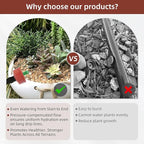 30PCS 0.25 GPH Pressure Compensating Drip Irrigation Spot Watering Drippers/Emitters, Self-Cleaning Constant Flow Drip Irrigation Emitters Heads Irrigation Drippers Parts for Drip Irrigation System