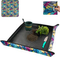 Waterproof Potting Mat for Indoor Plant Transplanting and Dirt Control, Gardenig Gifts for Women, Repotting Mat Succulent Gardening Mat 29.5"x29.5"