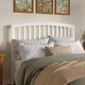 AFI, Richmond Slatted Queen Solid Wood Headboard, White