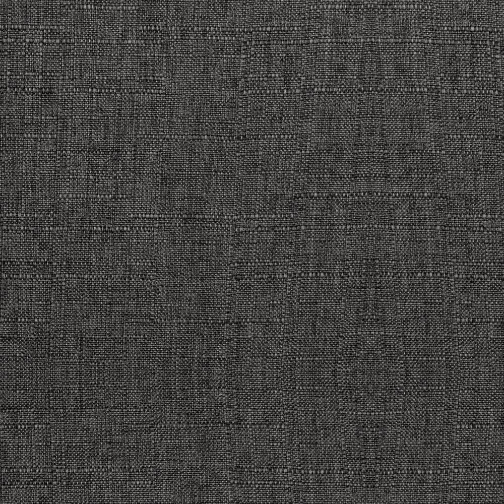 Armen Living Jazmin Contemporary Dining Chair in Black Brushed Wood Finish and Charcoal Fabric - Set of 6