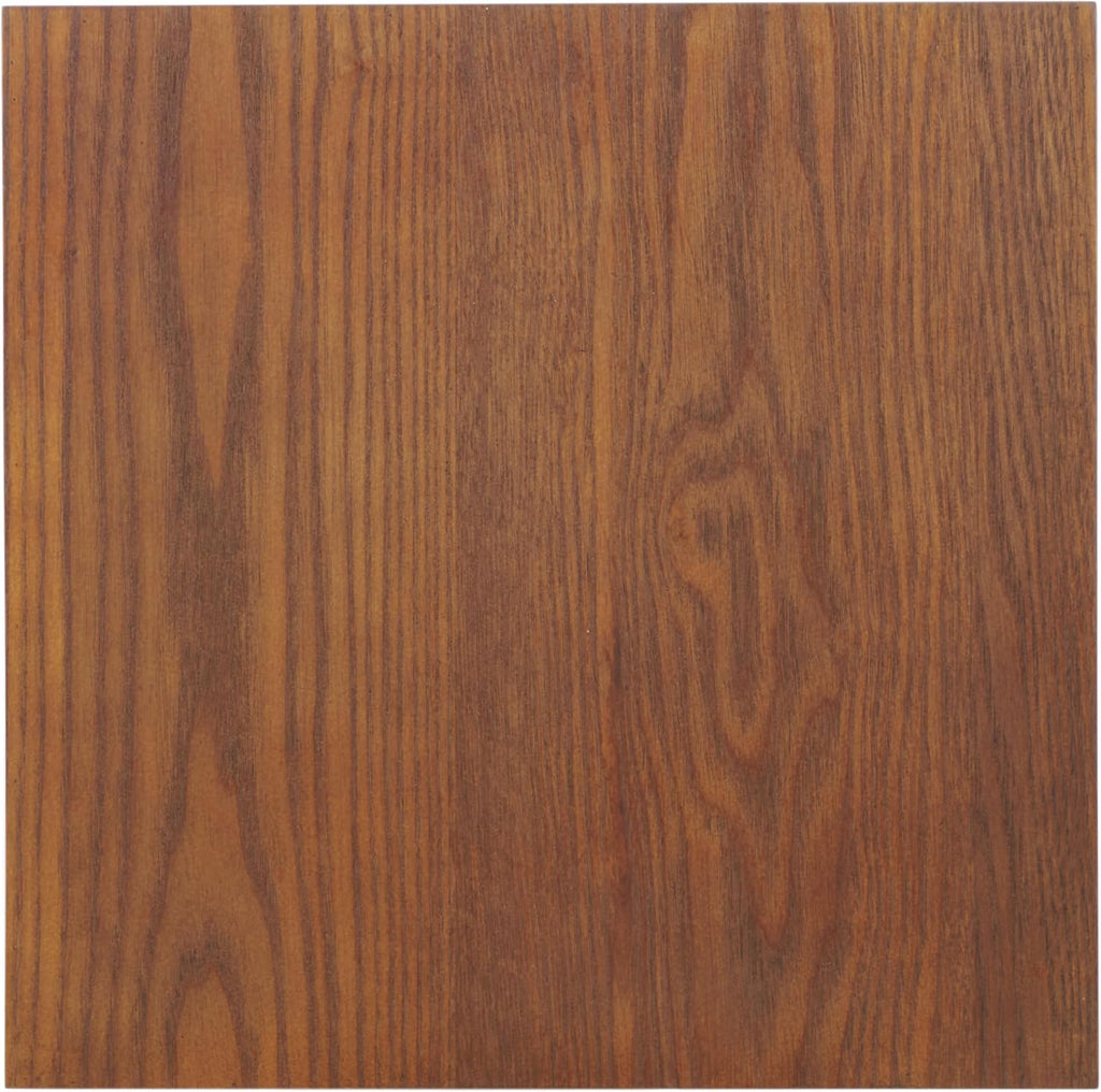 SAFAVIEH Home Collection Rahan Modern Walnut Brown Pedestal End Table (Fully Assembled)