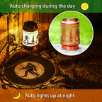 Bigfoot Solar Lanterns Outdoor Waterproof Hanging Solar Lights Big Foot Sasquatch Gifts for Men Women Metal Decorative LED Lanterns for Yard, Patio, Lawn, Tabletop, Pathway, Landscape, Garden Decor