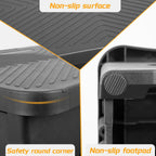 2 Stool Portable Footstool Multifunctional Collapsible, Anti-Slip | 300LB Capacity Collapsible RV Step Stool, Portable Multifunctional Foot Stool for RV, Home, Kitchen, Bedroom & Bathroom