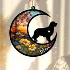 Personalized Dog Memorial, Custom Name Golden Retriever Dog Christmas Ornament with Name, Custom Breeds, Pet Loss Light Catcher, Gifts for Lovers Loss of Pet Sympathy on Mothers Day Christmas