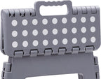 Arregui TB-027-G - Multi-purpose folding stool, 290 x 220 x 270mm, Grey.