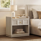 SICOTAS Night Stand Set 2, 26" Wide Nightstands with Drawer