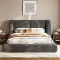 Homkdom Cloud Bed Frame Queen Size with 5" Headboard Protection