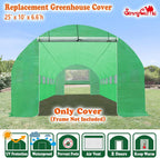Strong Camel Replacement Greenhouse Cover for Walk in Greenhouse Frame Green House Top Cover (Frame NOT Included) (25 X 10 X 6.6ft)