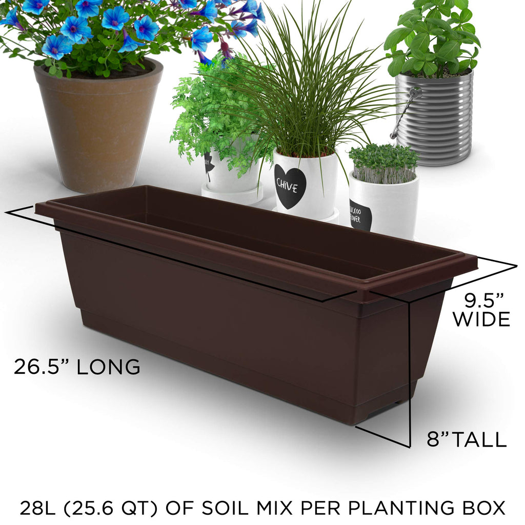 6-Ft Raised Garden Bed - Vertical Garden Freestanding Elevated Planter with 4 Container Boxes - Good for Patio or Balcony Indoor and Outdoor - Perfect to Grow Vegetables Herbs Flowers