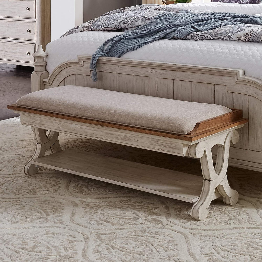 LIBERTY FURNITURE INDUSTRIES, INC. Farmhouse Reimagined Bed Bench