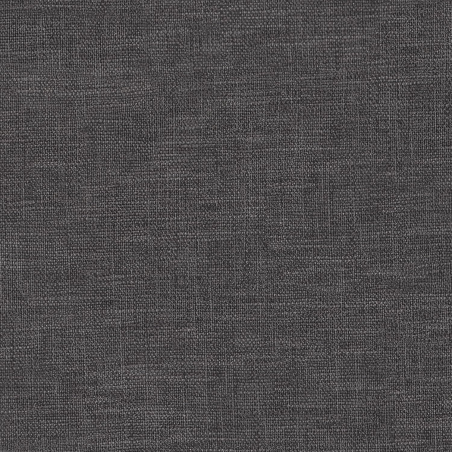 SIMPLIHOME Gabbie 36" Wide Linen Look Fabric Storage Ottoman in Slate Grey | Contemporary ottoman with lift-top storage; rectangle storage bench for living room, bedroom, and entryway.