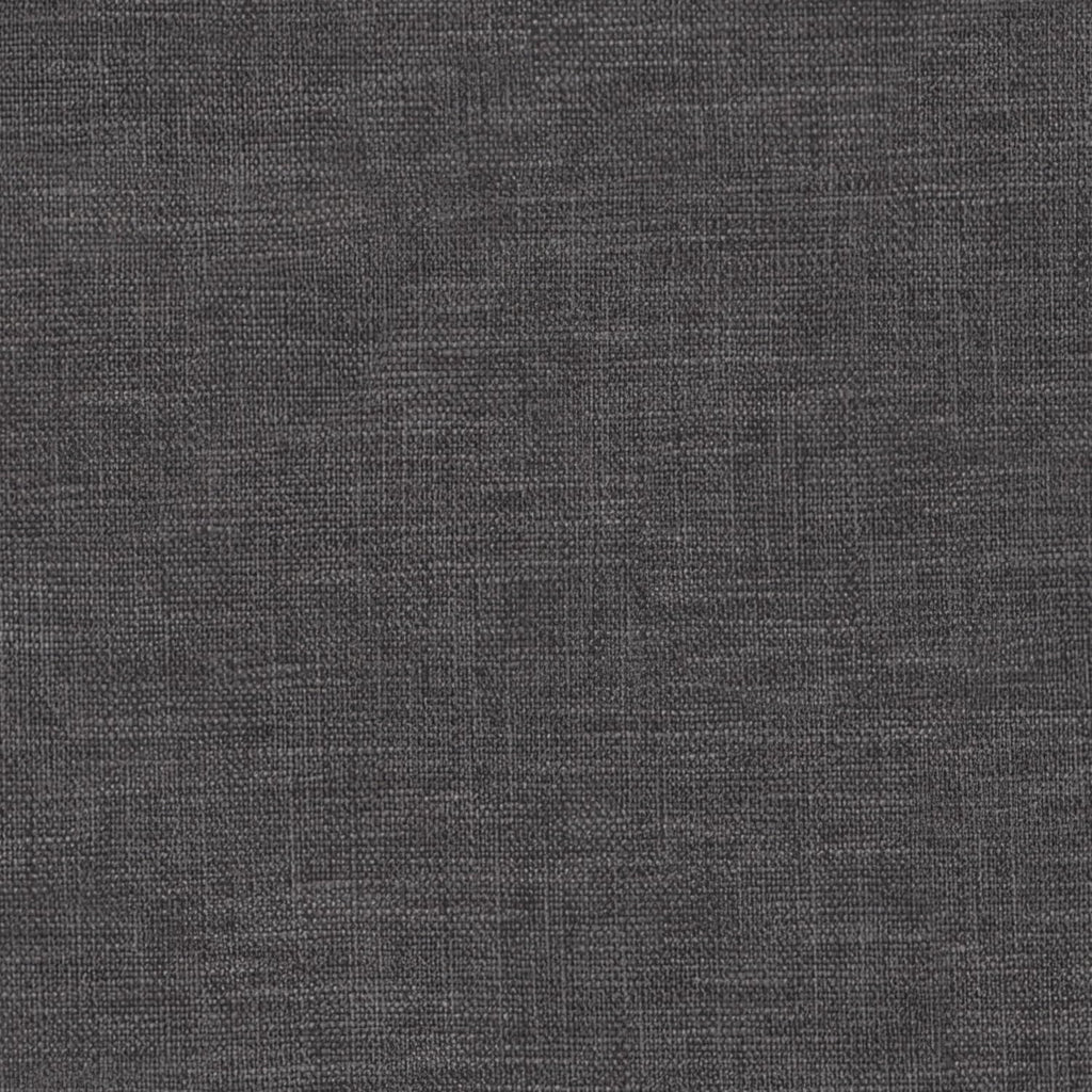 SIMPLIHOME Avalon 42" Wide Linen Look Fabric Storage Ottoman in Slate Grey