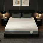Vipbear 12 Inch Memory Foam Mattress Twin XL Hybrid Medium Firm Mattresses in a Box Cooling Gel Bed Therapeutic Firm Support Comfort for Back Pain, Pressure Relief, CertiPUR-US Certified, Made in USA