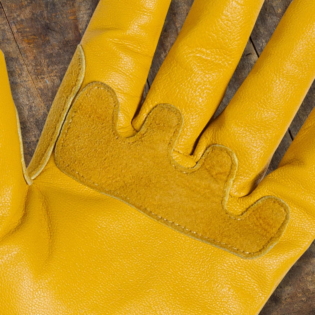 GORILLA EASY CONNECT Gardening Gloves Lightweight Tough Heavy Duty Long Sleeve Leather Pruning Gloves with Adjustable Strap