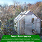 Farm Plastic Supply - Protective Clear Overwintering Plastic Film - Overwintering Film, 6 Mil Clear Plastic Film, Greenhouse Plastic, Durable Plastic Sheeting (6 Mil 32' x 100')
