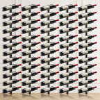 ETOYA Wall Mounted Wine Rack, H 59inch, 12 Rows, 60 Bottle Wine Cellar Racks, Metal Wine Bottle Holder for Dining Room, Kitchen, Bar, Basement & Restaurant (5 Columns（60 Bottles）)