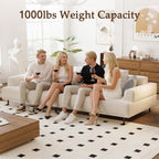 109.4" W Modular Sectional Sofa Couch for Living Room, Beige
