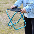 Portable Mini Folding Stool, Small Camping Stool Mortable Stool Can Hold Up to 150 Lbs