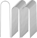 150 Pack U Shape Drip Irrigation Stakes, Heavy-Duty Garden Staples 6 Inch Galvanized Rust-Resistant Landscape Staples, Irrigation Hose Stakes Securing for Tube, Lawns, Landscape Fabric Barrier