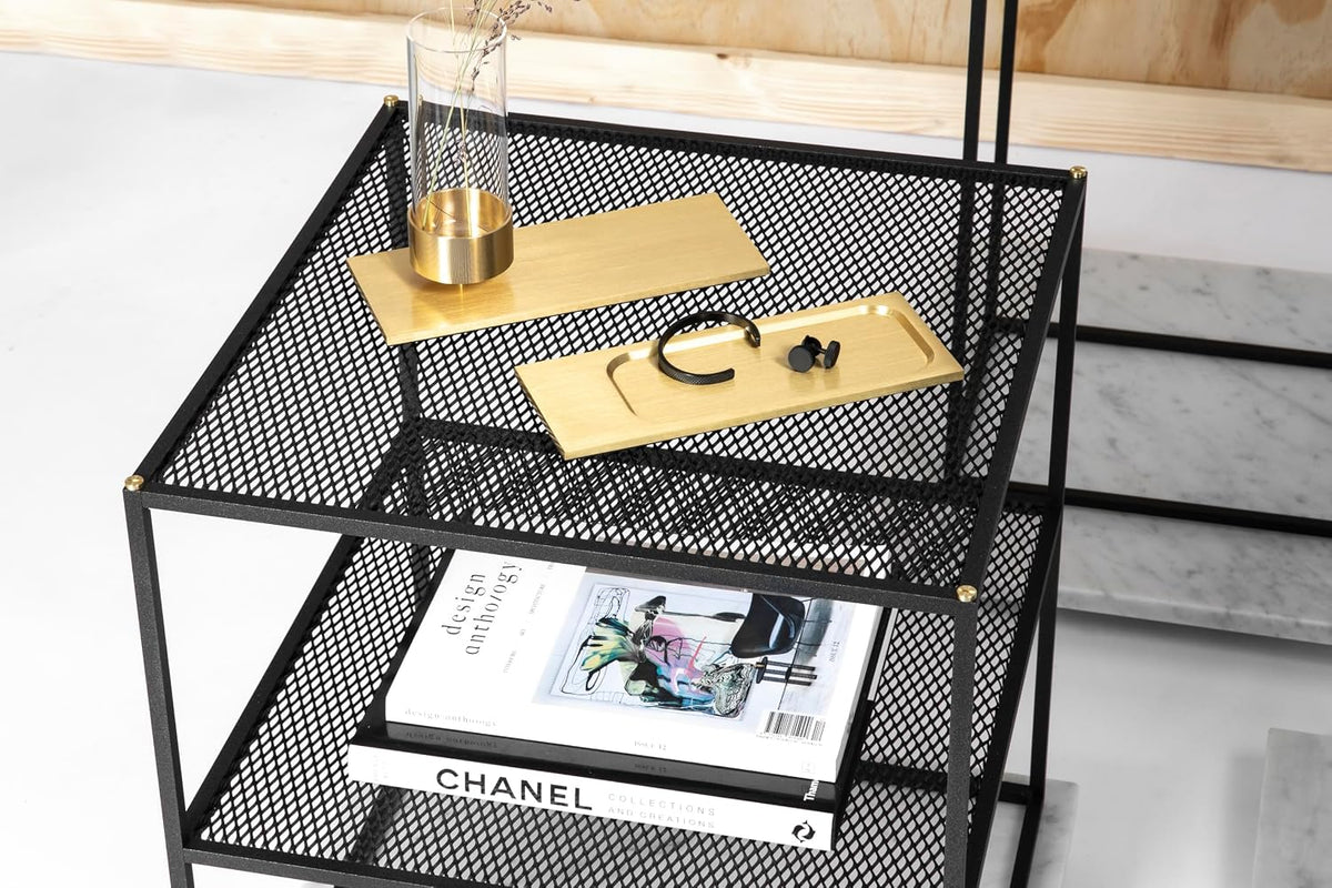 Buster and Punch Meshed Side Table 19.69 Inch Tall and 17.72 Inch Wide Fmessus