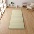 ZonLi Japanese Tatami Mat, Foldable Floor Sleeping Pad Futon Mattress | Made from Natural Coconut Shell Fiber & Jute Fiber, Firm Traditional Floor Bed Twin 75"x39"