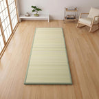 ZonLi Japanese Tatami Mat, Foldable Floor Sleeping Pad Futon Mattress | Made from Natural Coconut Shell Fiber & Jute Fiber, Firm Traditional Floor Bed Twin 75"x39"
