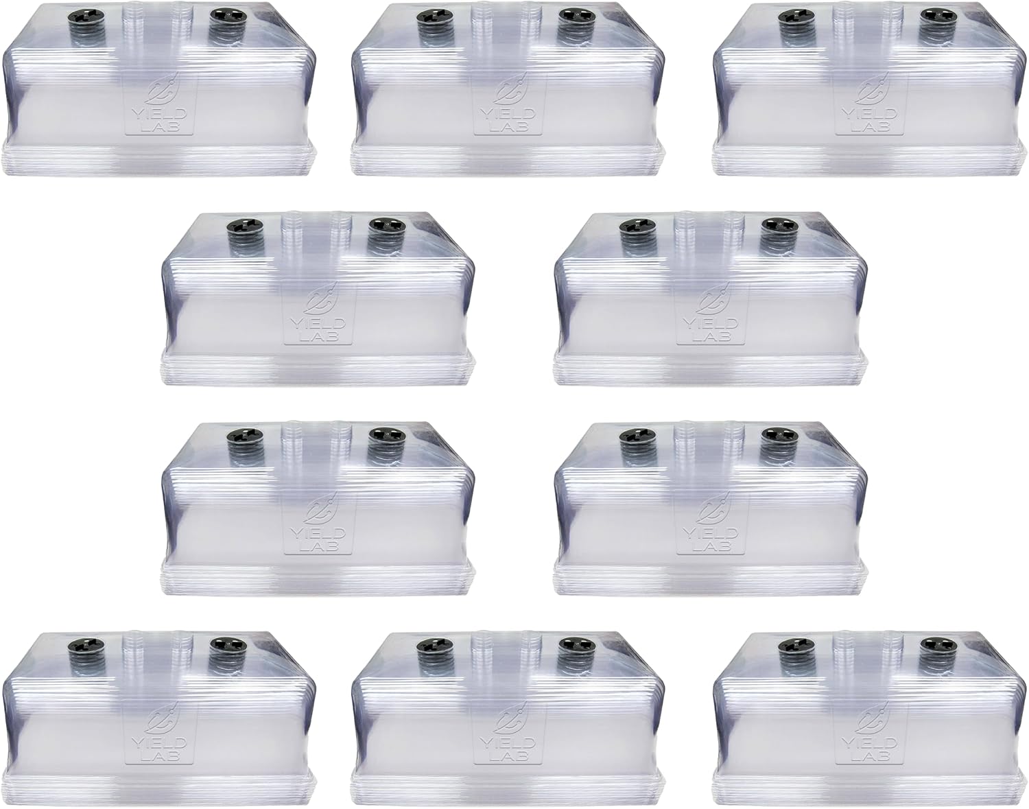 7 Inch Propagation Dome - 100 Pack Humidity Vented Domes – Plant Growing Dome for Seedling, Germination, Soil & Hydroponic Horticulture