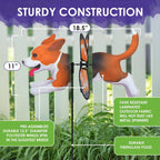 Premier Kites Petite Spinner Beagle – Whimsical Wind Spinner for Yard & Garden, Durable Weather-Resistant Fabric, Easy to Assemble, Outdoor Decor for Patios, Lawns, & Fairy Lovers