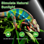 LUCKY HERP T8 30W UVB 5.0 Reptile Light, UVA UVB Reptile Light Bulb 2 Pack, Fluorescent Lamp for Reptiles Amphibians Lizards Chameleons