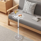 Drink Table, Acrylic Side Table, 10×10×20in Drink Tables for Small Spaces, Plant Stand, Acrylics Furniture, Home Decorations for Living Room, Home Decor Accents (Acrylic)