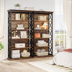 Tribesigns 6-Tier Bookcase, 71 Inches Industrial Bookshelves and Bookcase