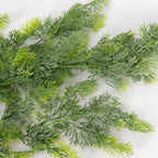 RECUTMS 3 Packs Artificial Hanging Plants Fake Plant Faux Boston Ferns Ivy Vines Greenery UV Resistant Plastic for Indoor Outdoor Room Wall Decor (White)