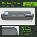 BEN'SHOME® Deep Couch Cushion Support, Fix Sagging Sofas | 68-81" x 30" | Thick 0.5״ Solid Wood Boards Under Cushions with Anti-Slip Fabric to Repair Sagging Sofa Springs, Worn Couches Replacement