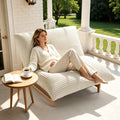 Cloud-Like Oversized Accent Chair Comfy Reading Chair for Adults, Extra-deep Seat Bean Bag Chairs, Convertible Stuffed Bean Bag Cushion with Removable Washable Cover