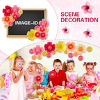 Crowye 12 Pcs Large Colorful Tissue Paper Flowers Decorations Giant Fiesta Craft Crepe Paper Flowers for Wall Decor Backdrop Mexican Wedding Birthday Carnival School Party (10'' 20'',Fresh Color)