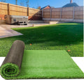Petgrow Luxurious Artificial Grass 1.77 Inch Pile Height Ultrathick Turf 7 X 15 Feet,Indoor/Outdoor Dog Pee Fake Faux Grass,Synthetic Grass Rug Garden Landscape Patio,Drainage Holes