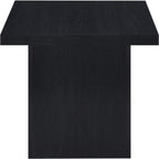Coaster Home Furnishings - Devar - Wood - Square End Table with Thick Top, Plinth Base, and Blocky Frame - Living Room - 23.5-Inch - Black - 706277
