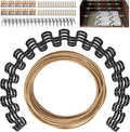 25" Couch Spring Repair Kit, 4Pack Upholstery Spring Seat Repair | for Fixing Sagging Sofa Recliner, 236” Stay Wire/ 4P Springs/ 10P Clips/ 20P Stay Wire Clips/ 40P Nails