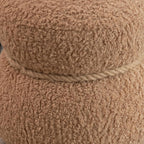 Snowman Stool, Seat Body Width 14.56 Inches, Round Belly, Playful Cute, Suitable for Any Space,Soft Stool