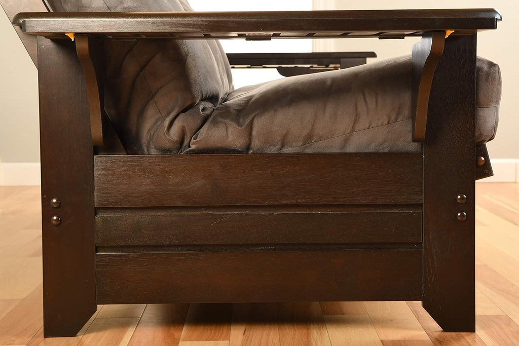 Kodiak Futons Full Size Futon in Espresso Finish, Brown