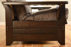 Kodiak Futons Full Size Futon in Espresso Finish, Brown